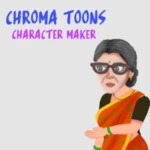 chroma toons character maker android application logo